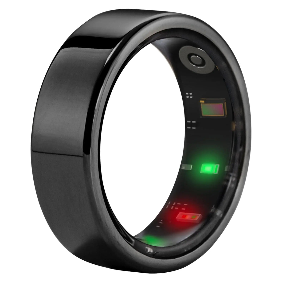 AMOVAN Smart Ring Health Tracker Fitness Sleep Heart Rate Blood Oxygen Tracker Smart Ring Water Resistant Bluetooth Fitness Tracker Rings
