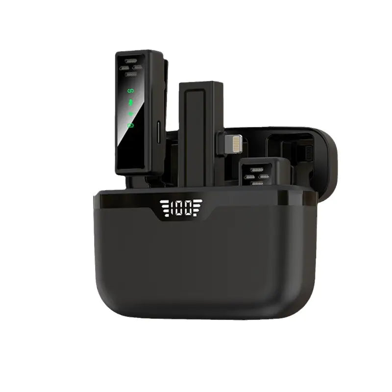 Wireless Clip-On Microphone with Noise Reduction