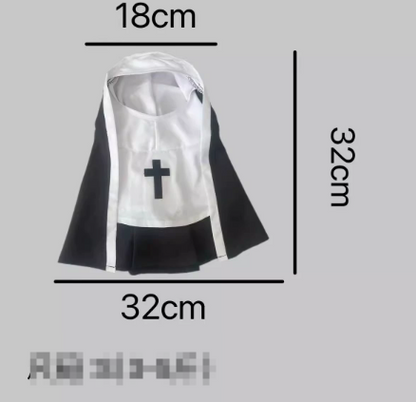 Pet Halloween Costume: Nun Dress