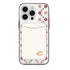 Coach Magnetic Phone Wallet / Card Holder - Compatible with MagSafe Phones and Cases - Chalk