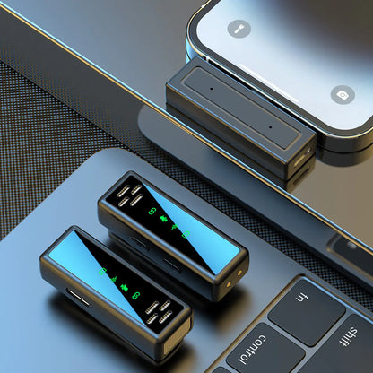 Wireless Clip-On Microphone with Noise Reduction