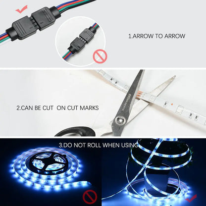 LED Bluetooth RGB Strip Light with App Control