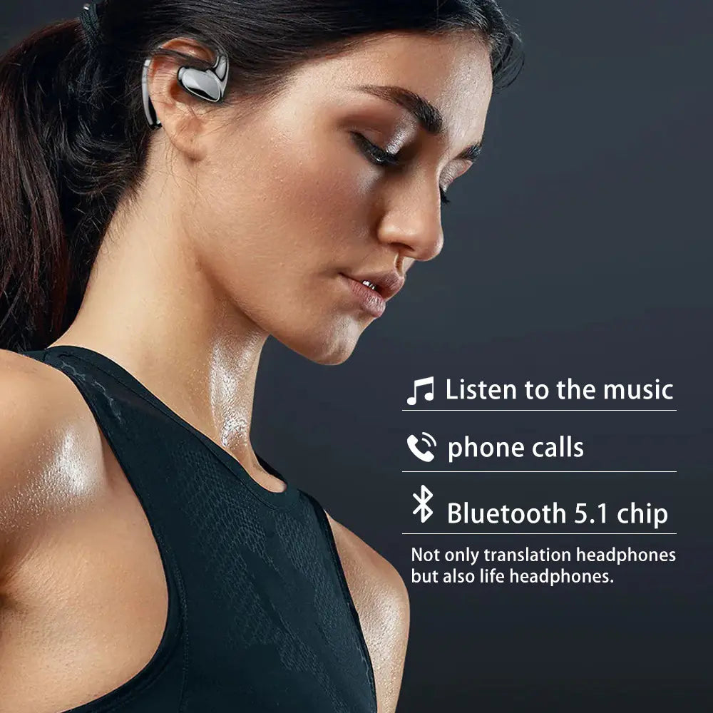 M6 Bluetooth Smart Translator Earbuds for 144 Languages