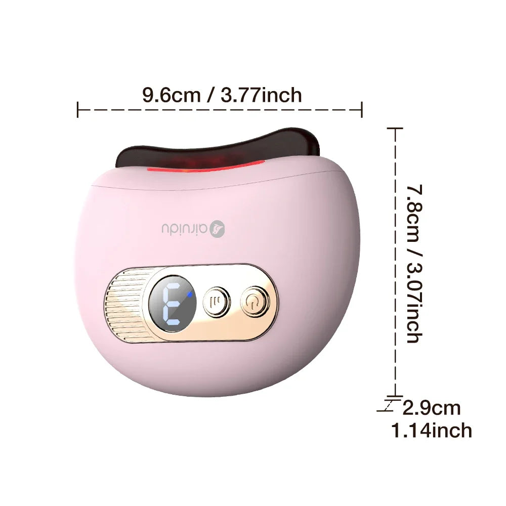 Electric Gua Sha Sonic Facial Massager rose gold beauty tool