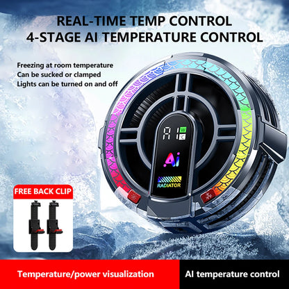 RGB Phone Cooling Fan Radiator for gaming smartphone