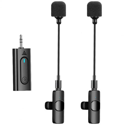 Wireless Clip-On Lavalier Microphone for iPhone and Android