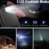 Solar Power Bank 20000mAh 4 solar panels LED camping