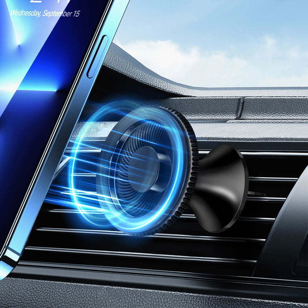 MagSafe car air vent magnetic phone holder 360 rotation