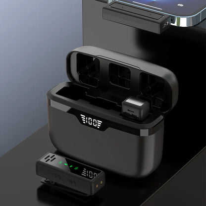 Wireless Clip-On Microphone with Noise Reduction