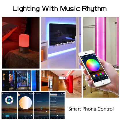 LED Bluetooth RGB Strip Light with App Control